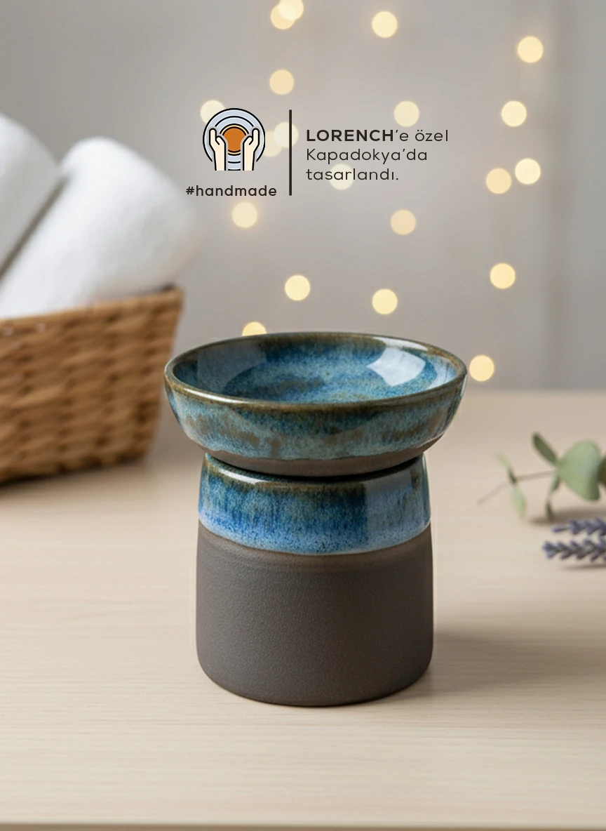 Seramik Buhurdanlık- El Yapımı 