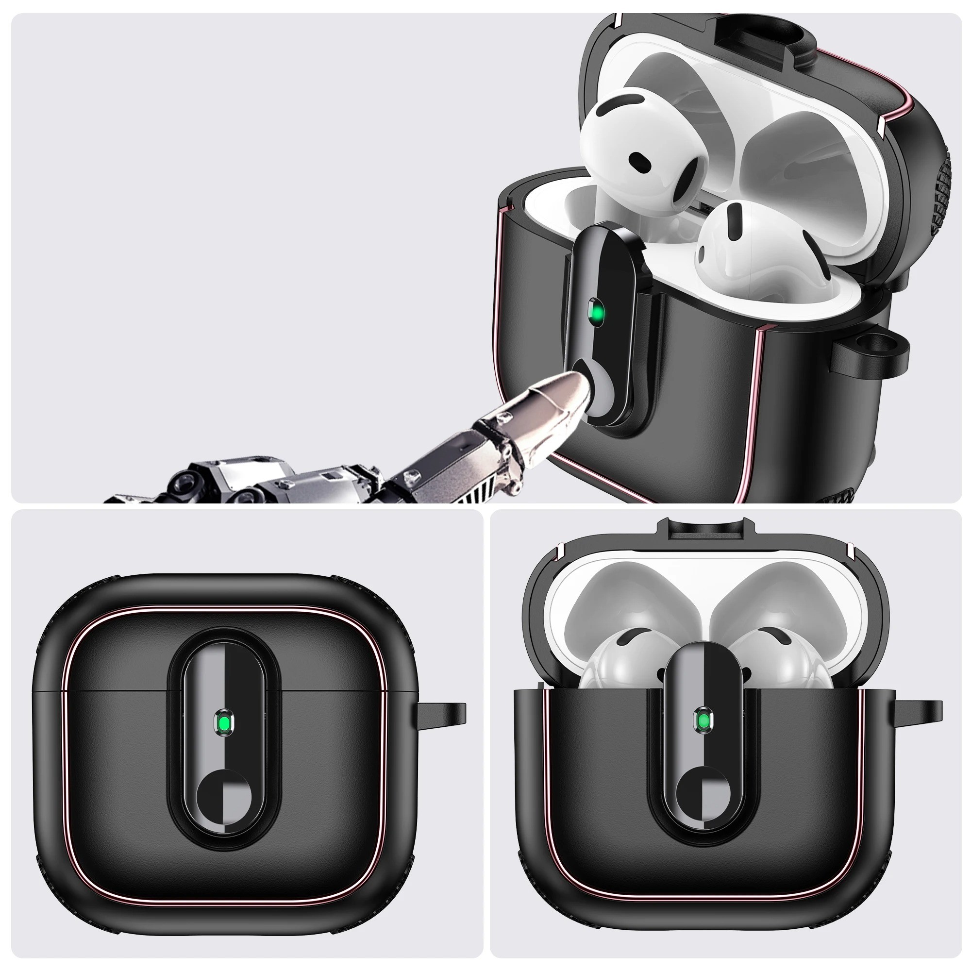 Nice AirPods Kılıf – Silikon Koruyucu Kılıf