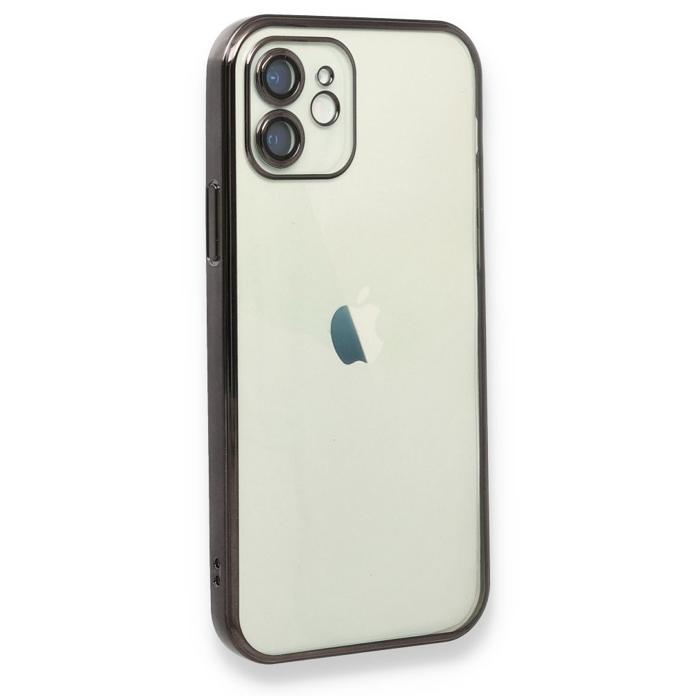iPhone Uyumlu - Lens Korumalı Elektro Silikon Kılıf