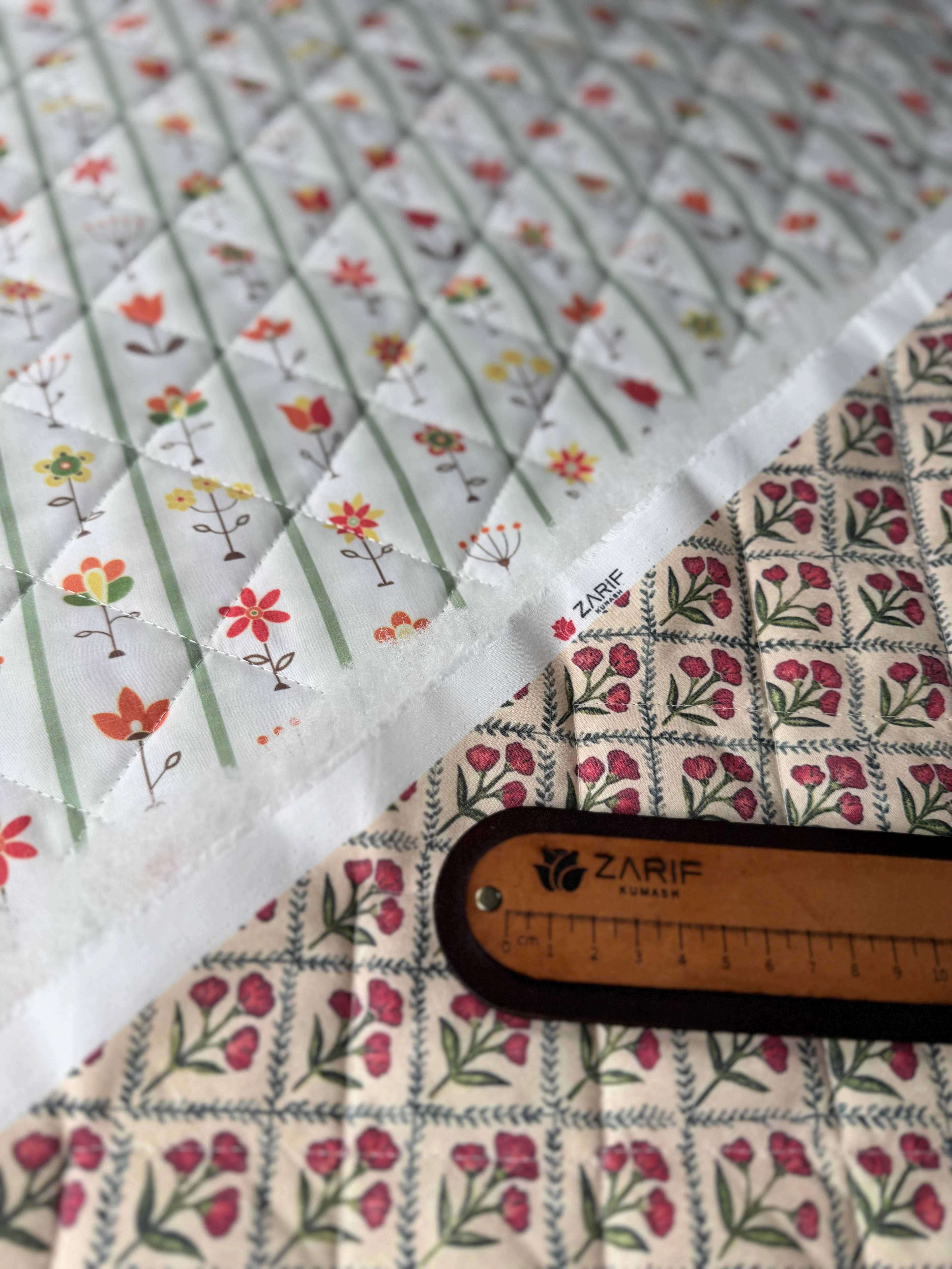 Çift Taraflı İlkbahar / Nevin Poplin Kapitone