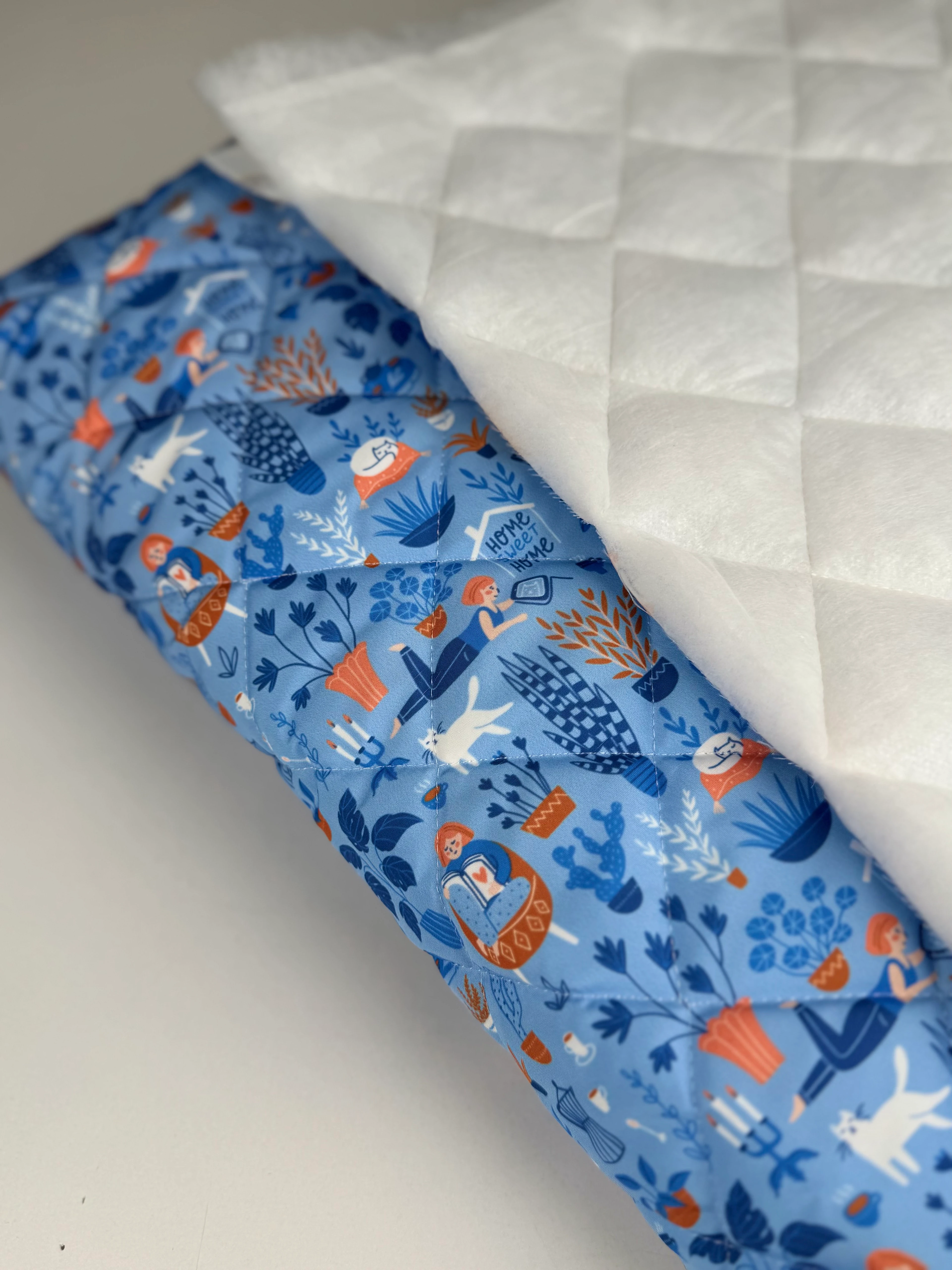 Home Sweet Home Su Geçirmez Kapitone Kumaş