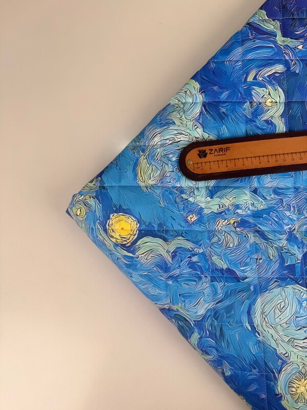 Van Gogh Su Geçirmez Kapitone Kumaş