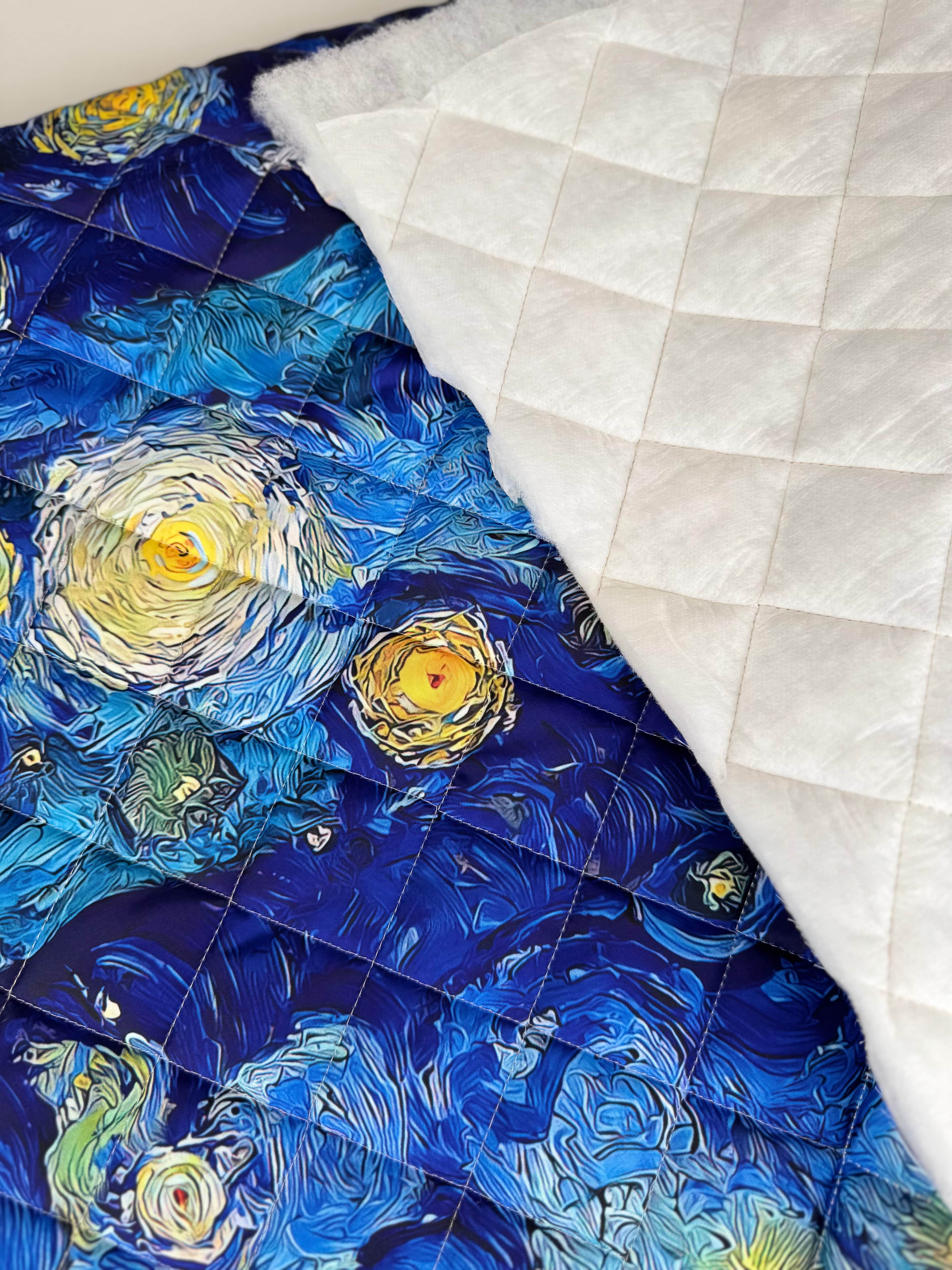 Van Gogh Su Geçirmez Kapitone Kumaş
