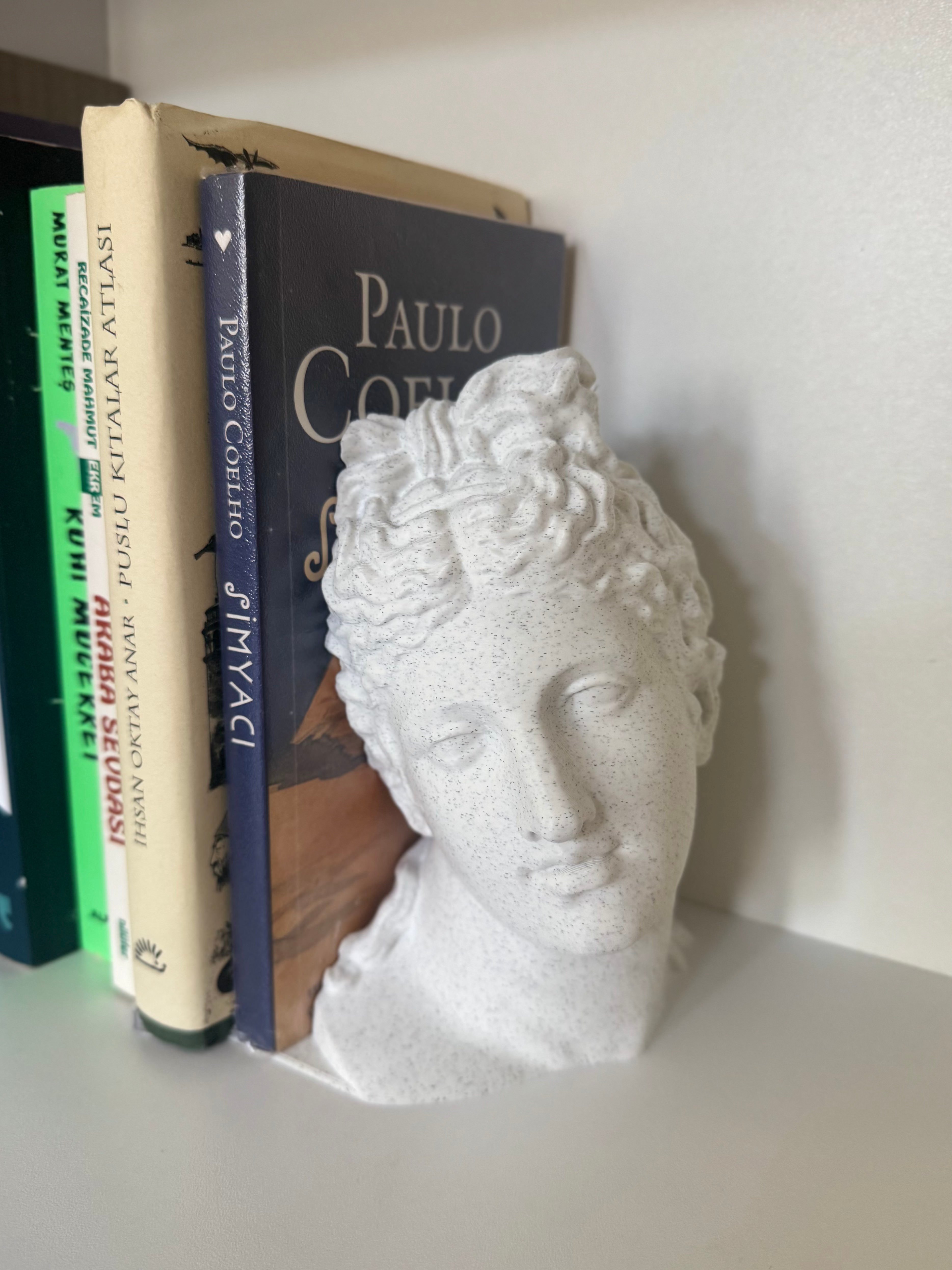 Apollo Büst Kitap Tutucu