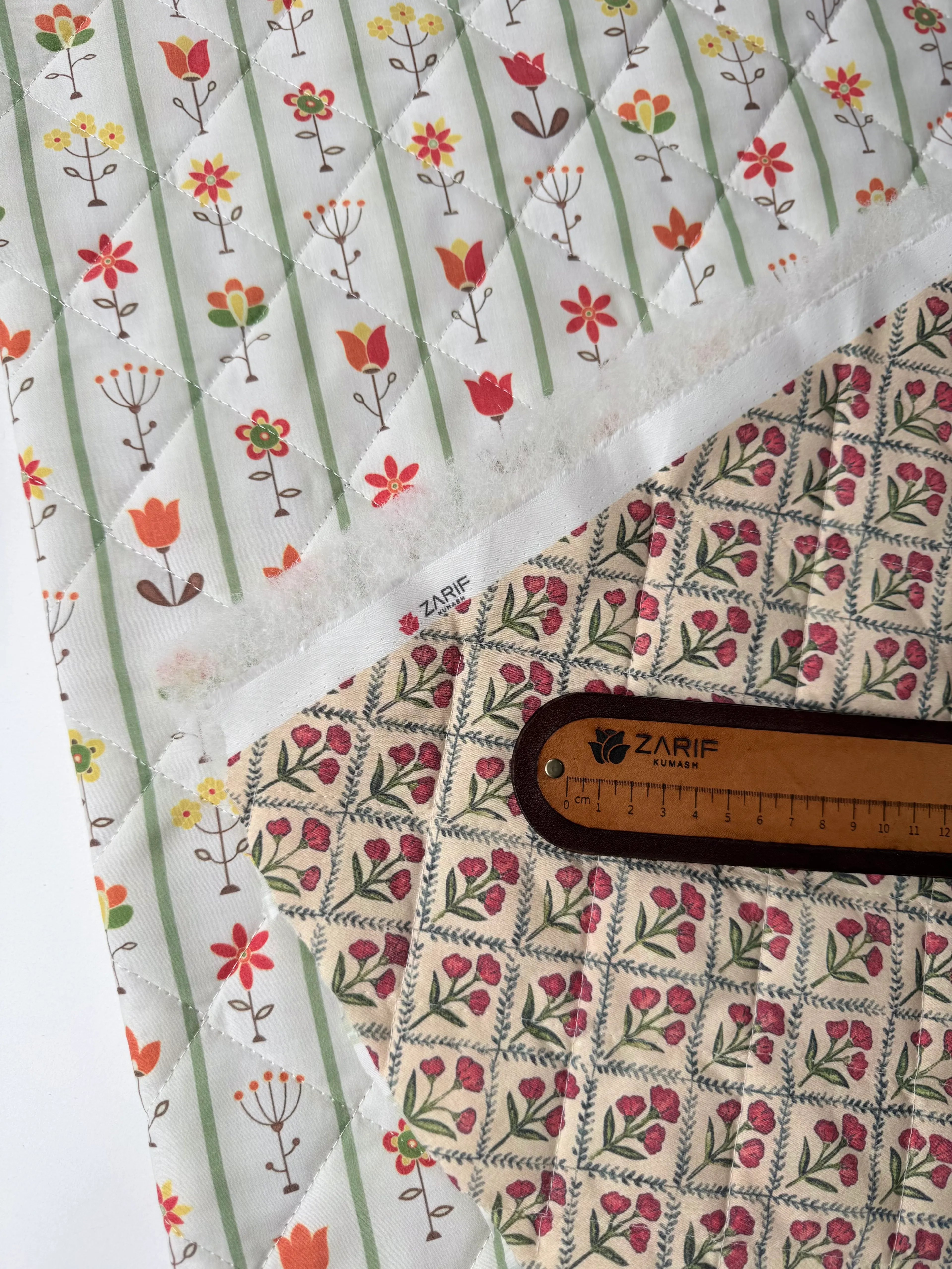 Çift Taraflı İlkbahar / Nevin Poplin Kapitone