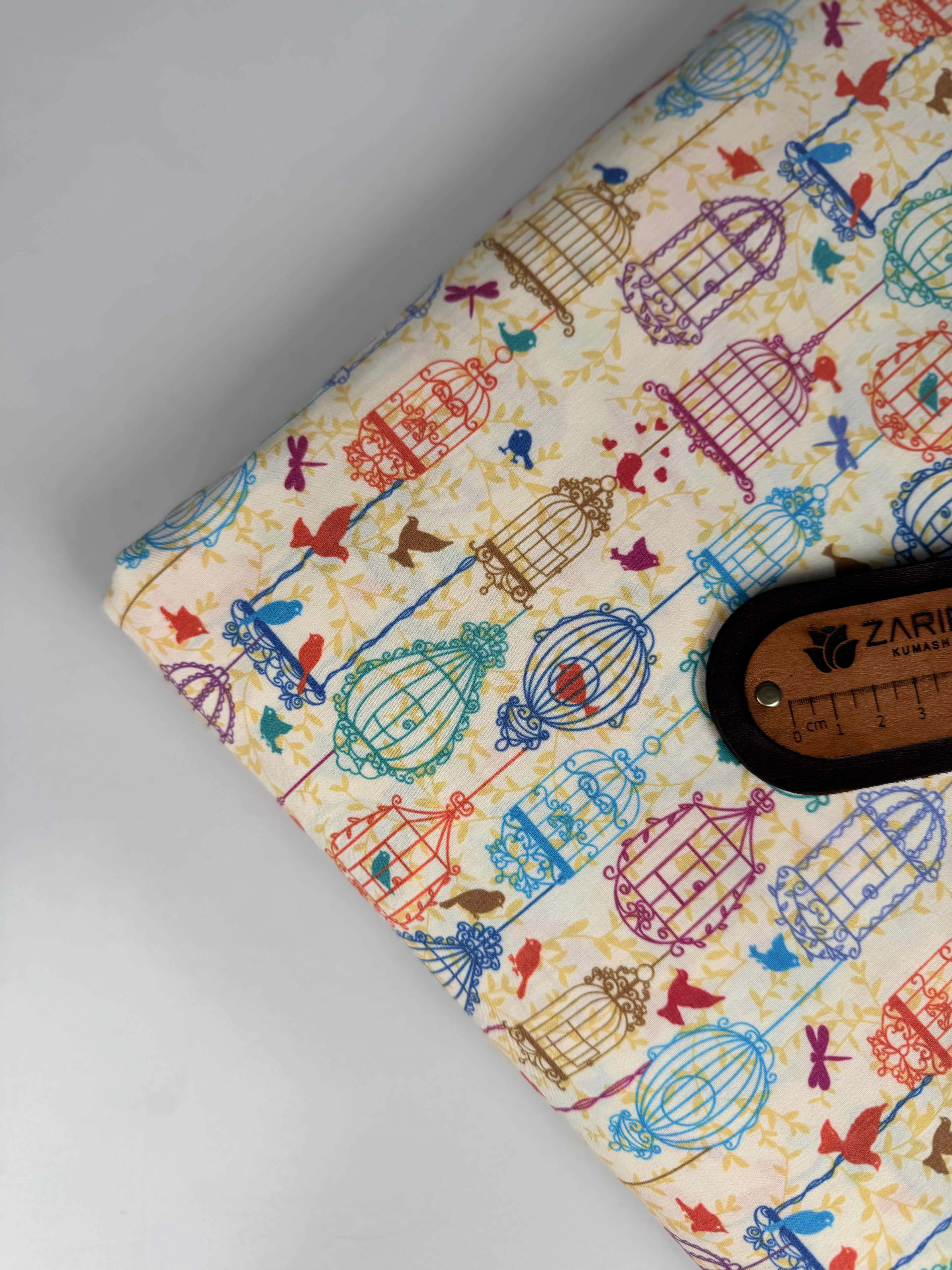 Gönül Kuşları Poplin Kumaş