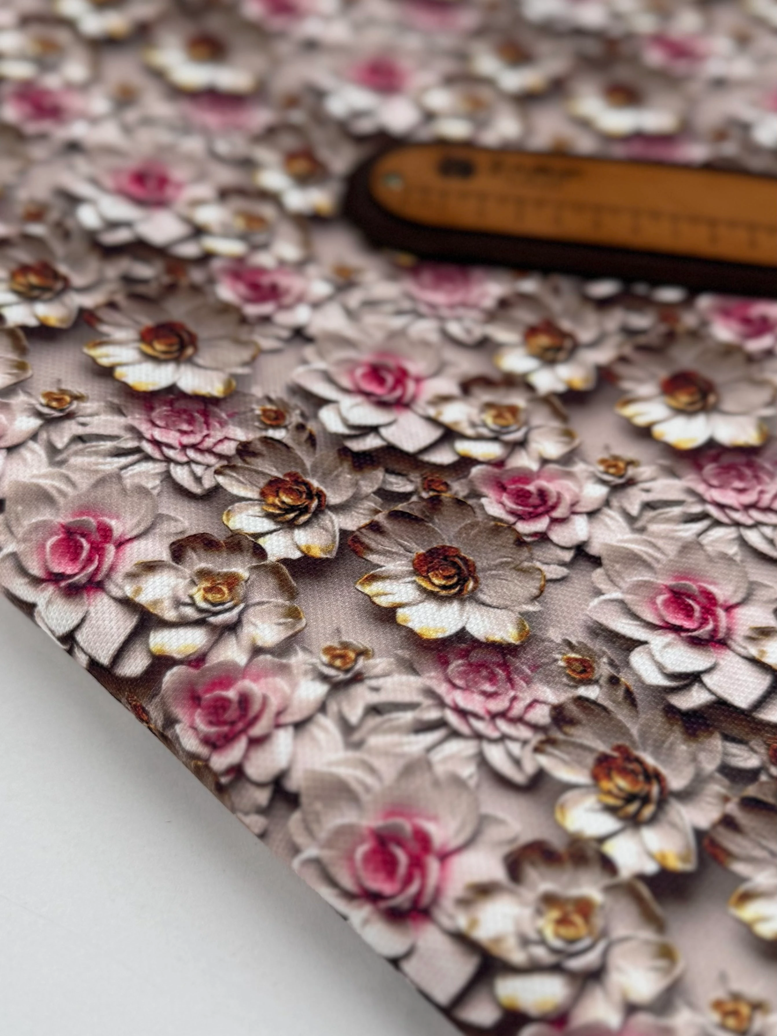 Taş Gülü Petek Duck Kumaş