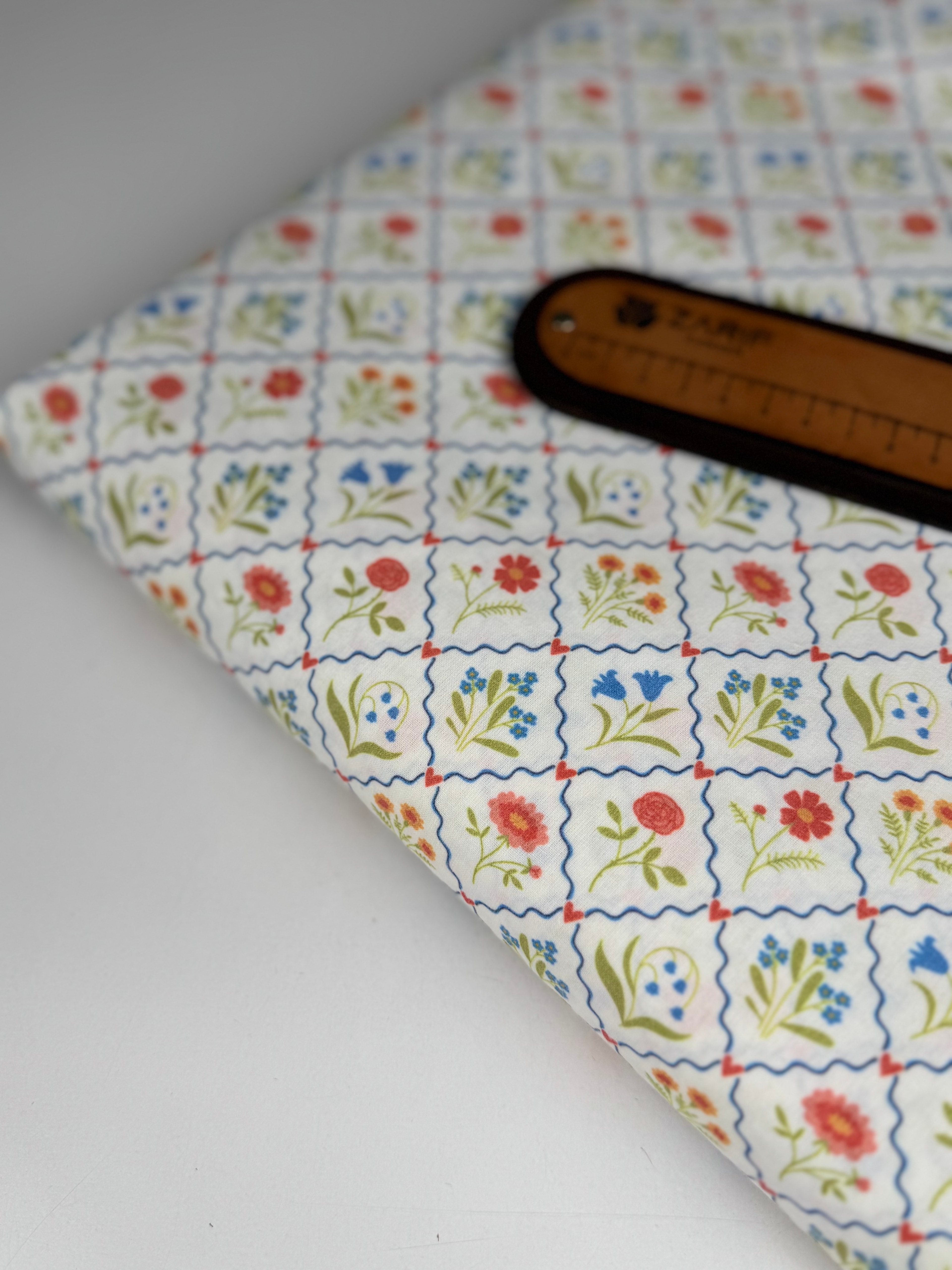 Bellflower Poplin Kumaş
