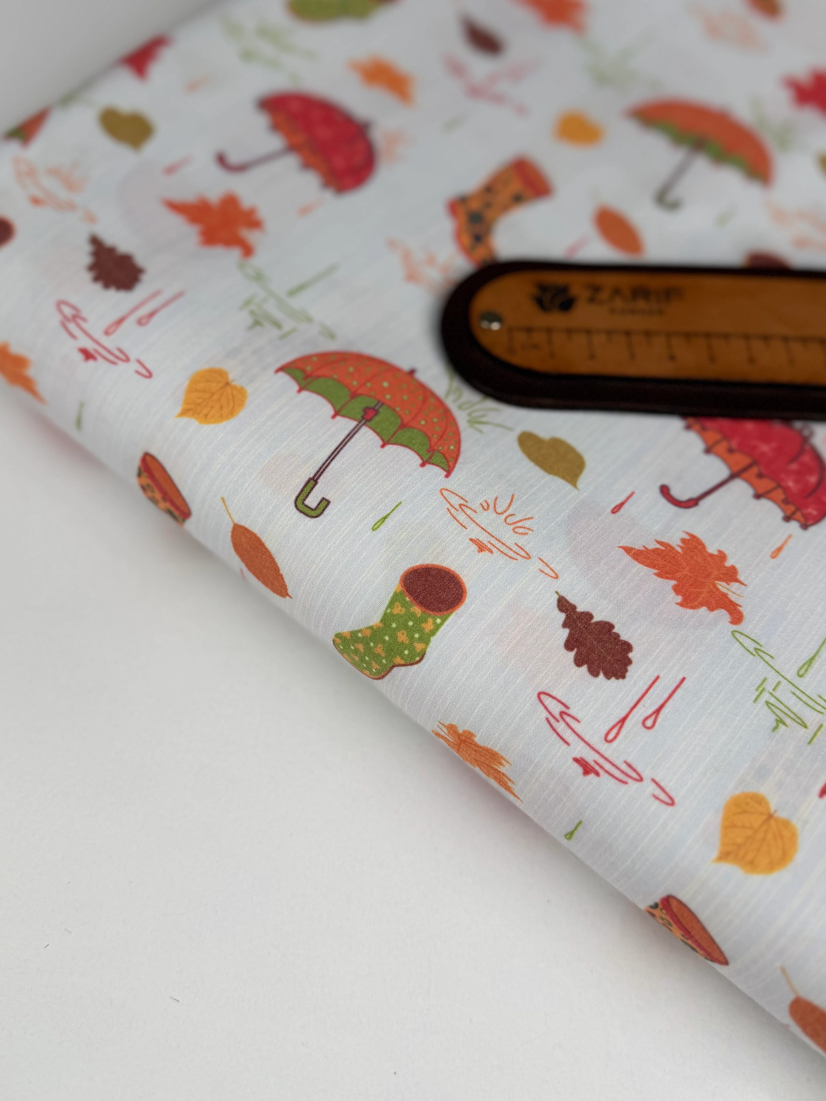 Sonbahar Poplin Kumaş