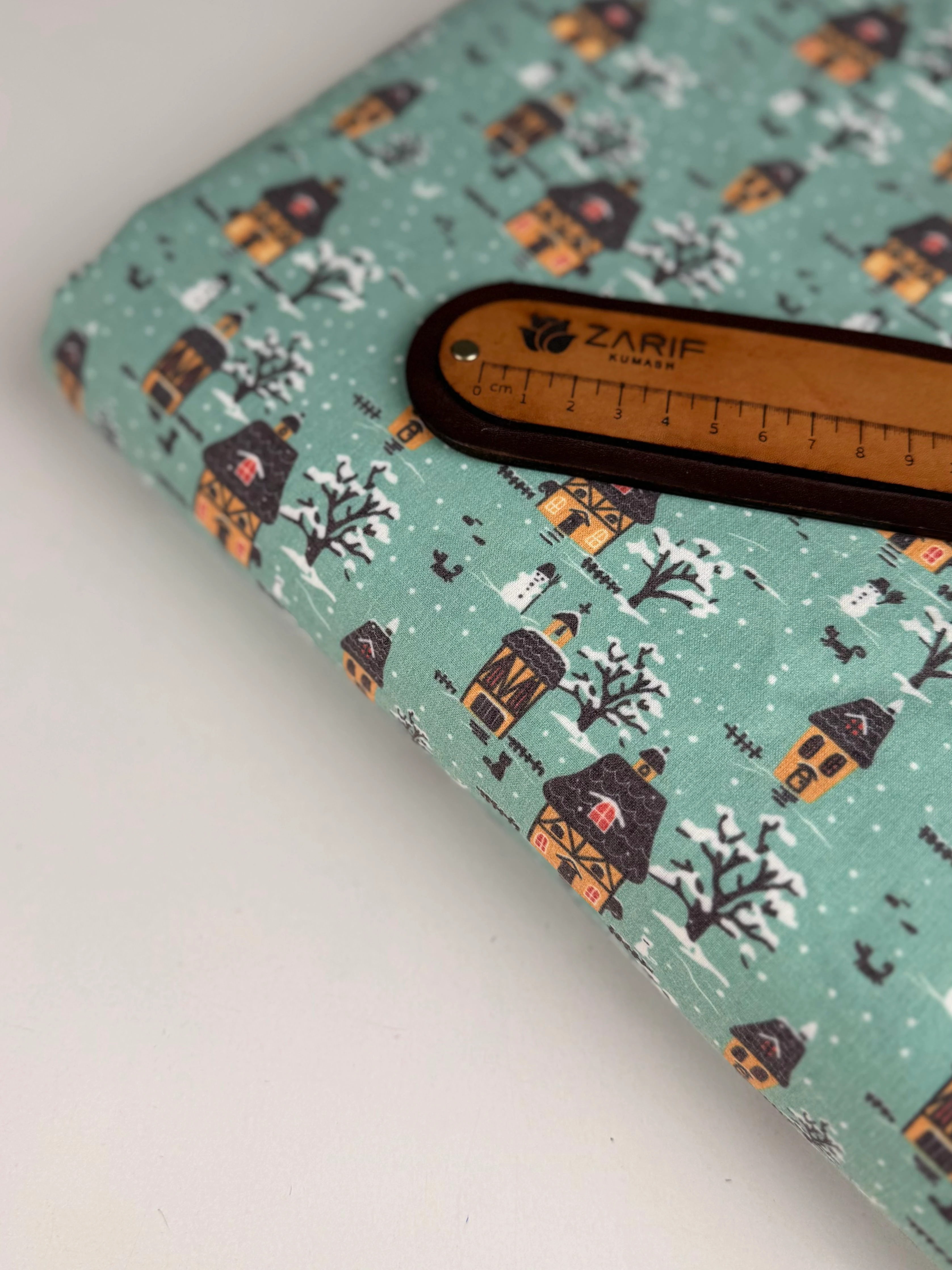 Kar Tanesi Günlüğü Poplin Kumaş