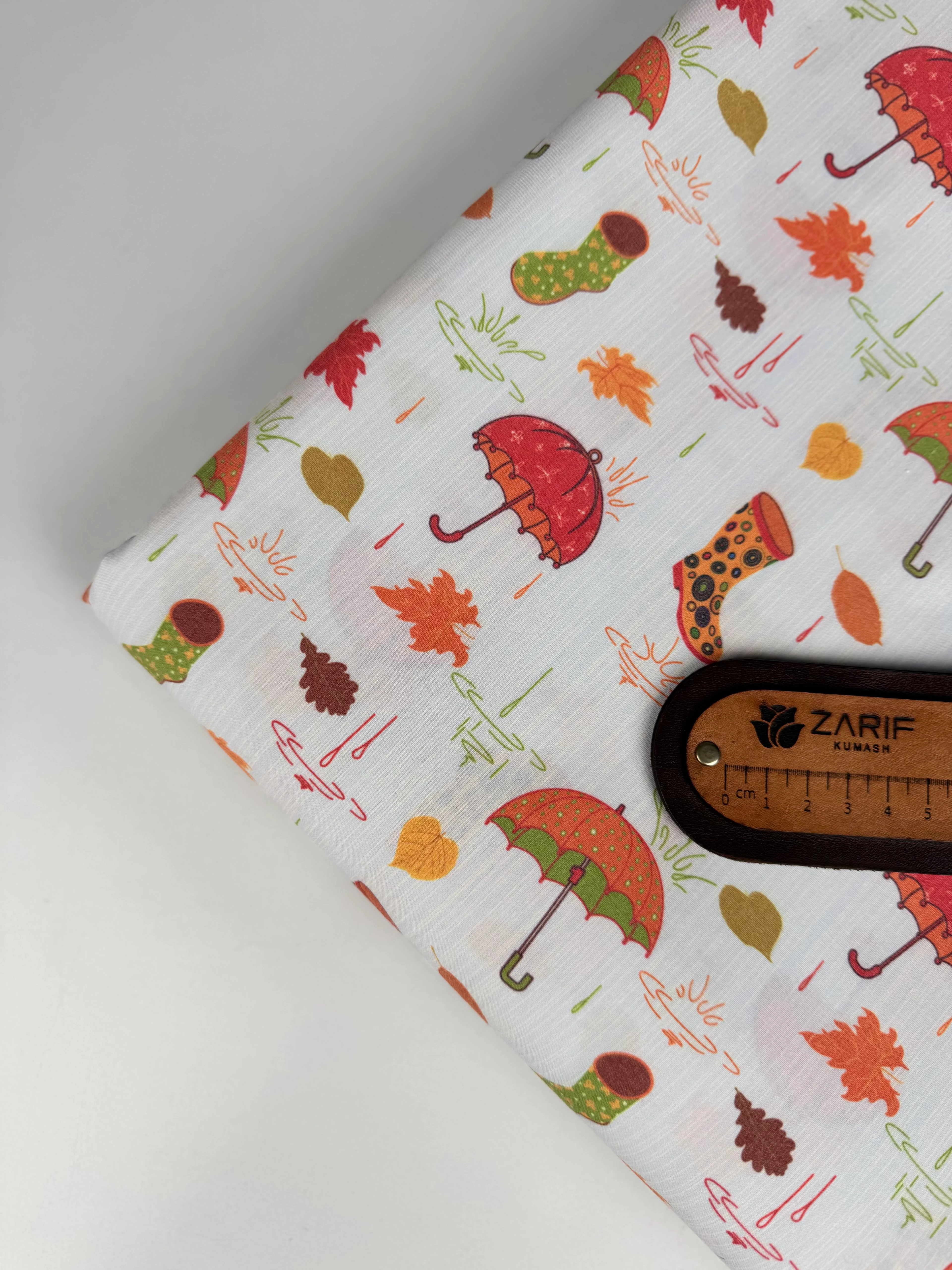 Sonbahar Poplin Kumaş