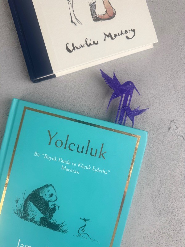 4'lü Set Kuş Figürlü Kitap Ayracı 
