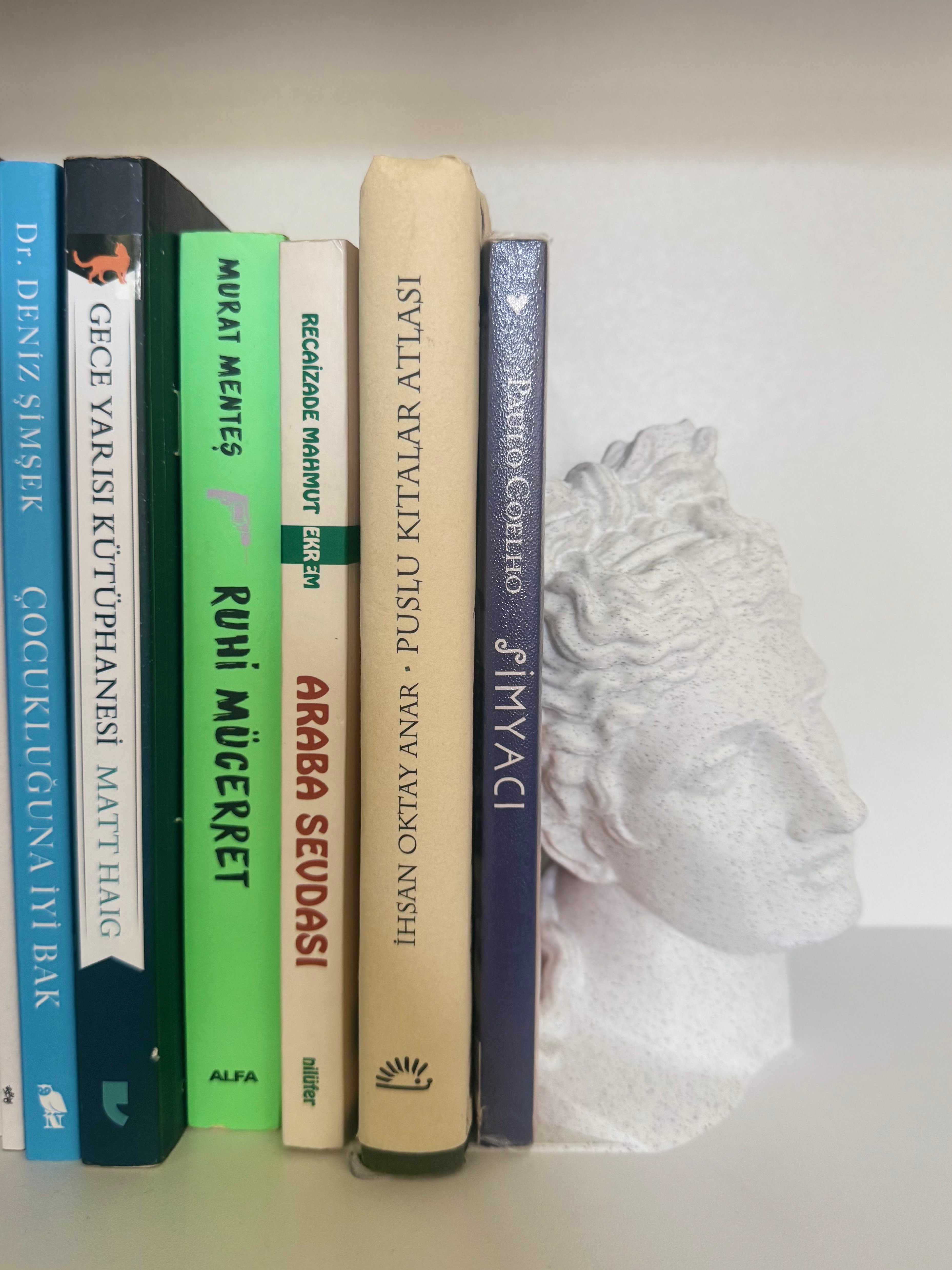 Apollo Büst Kitap Tutucu