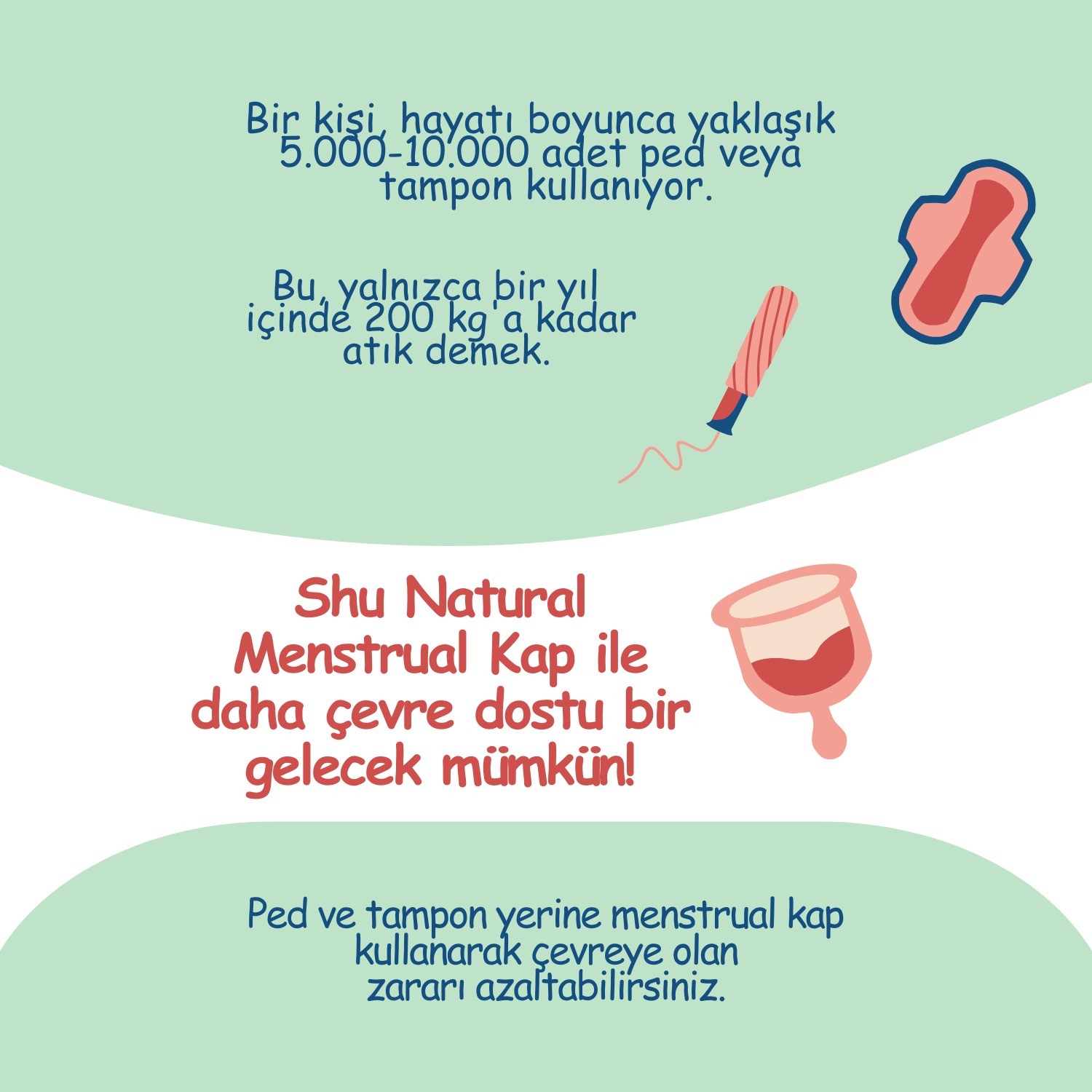 Menstrüel Kap 2'li Paket (Small & Small)