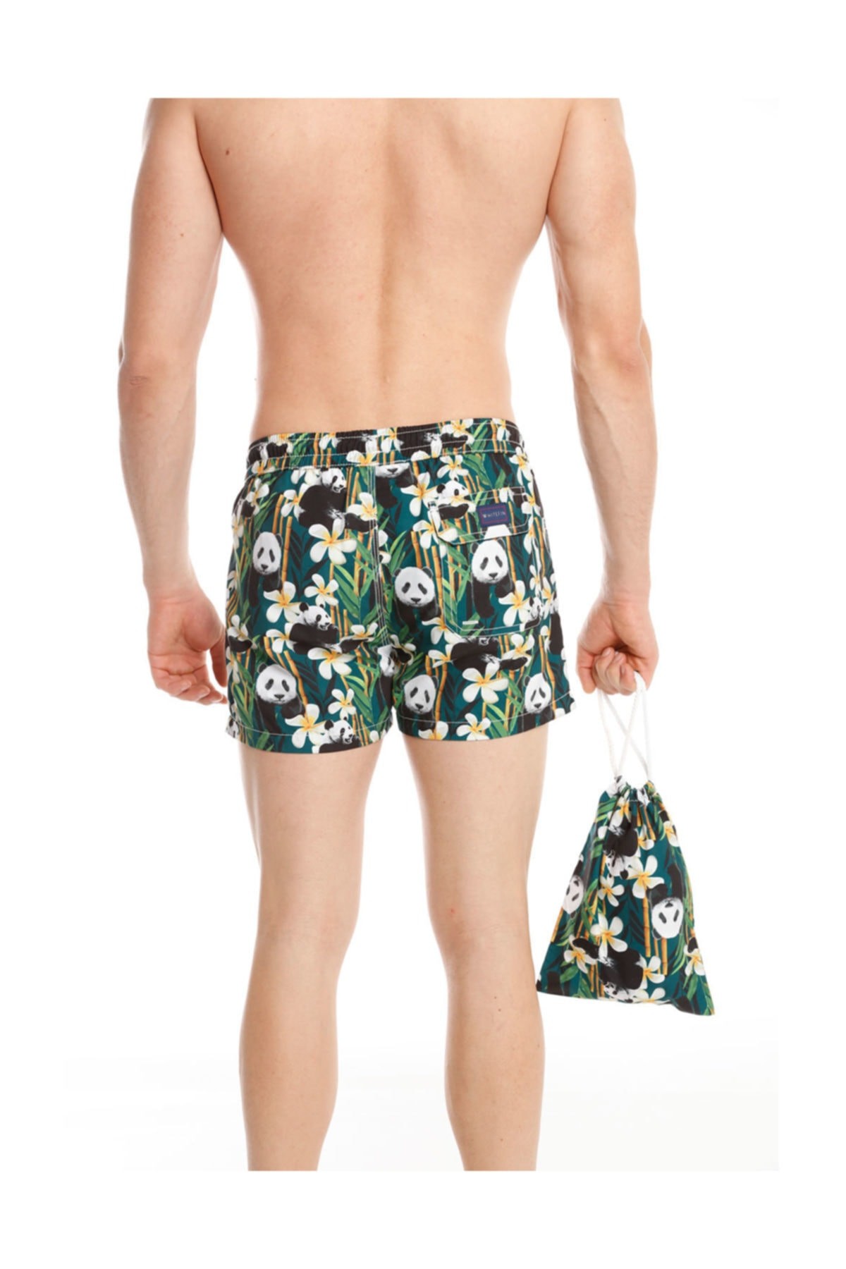 Bamboo Panda Men's Swim Shorts