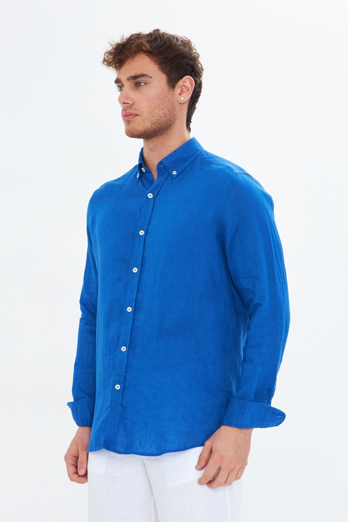 Saxe Men's Linen Shirt