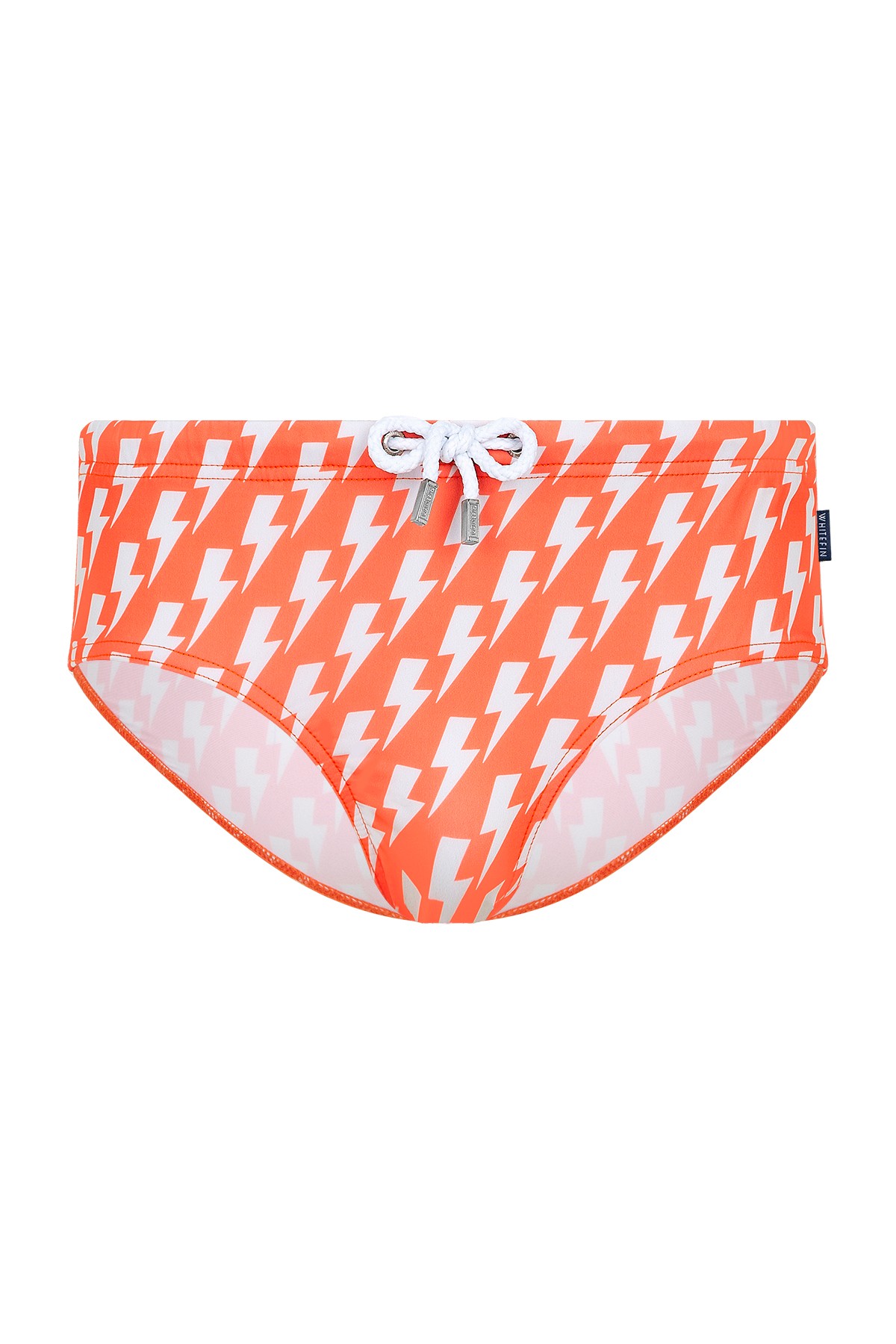 Aqua Line Men's Swim Briefs - orange şi̇mşek