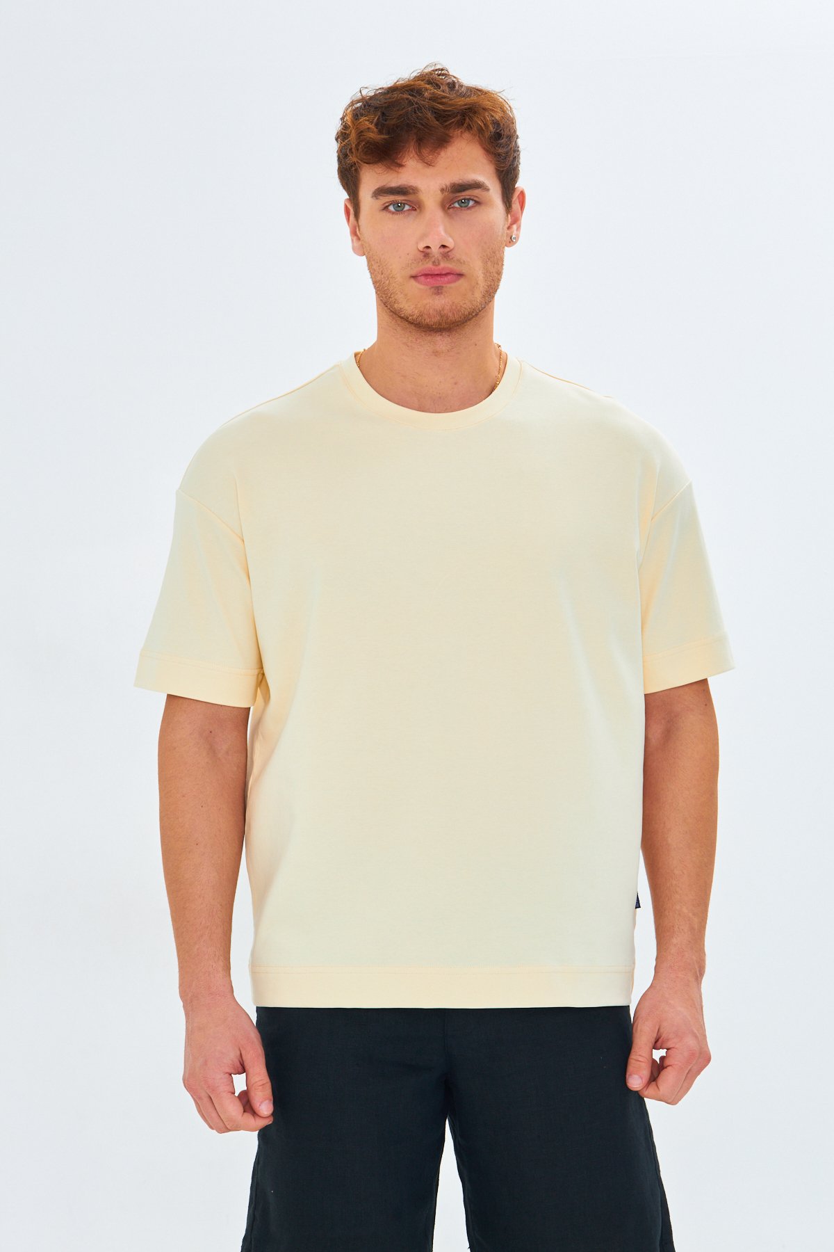 Milan Pastel Sarı T-Shirt