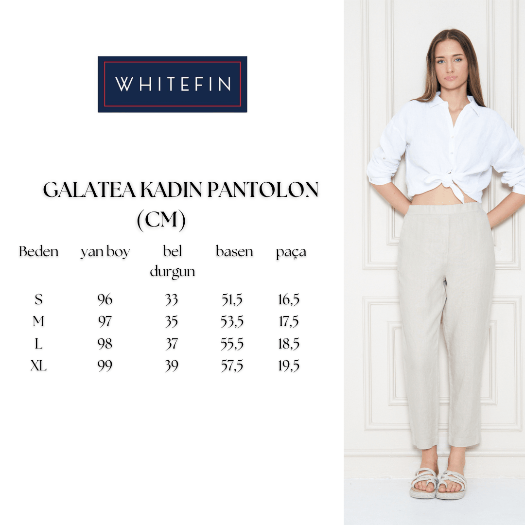 Galatea Kadın Keten Pantolon