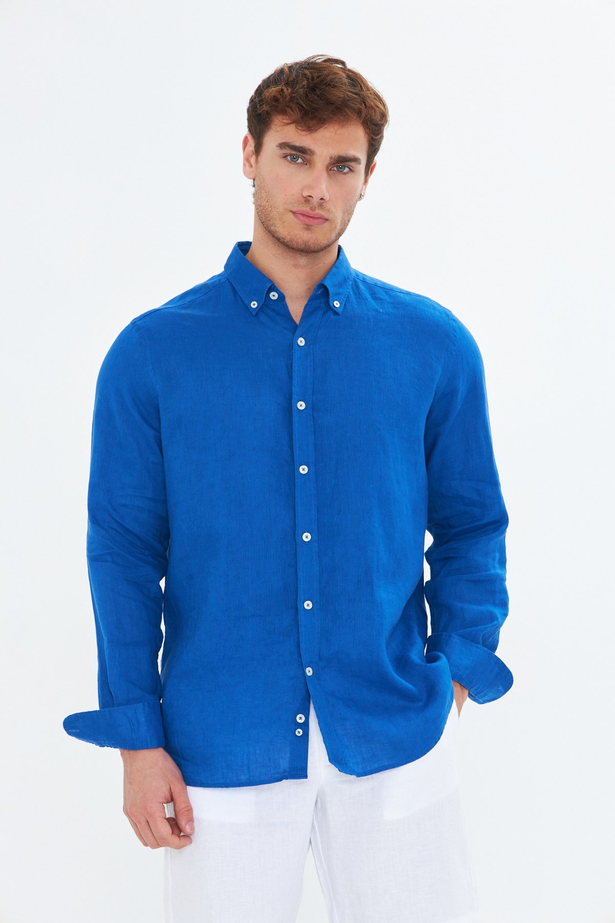 Saxe Men's Linen Shirt