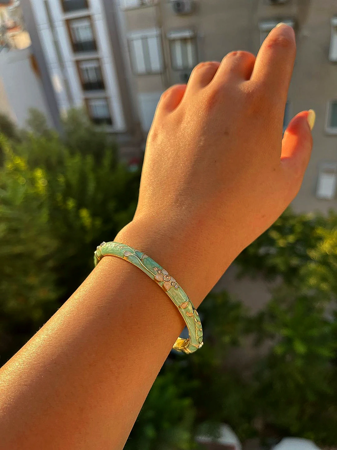 Mineli Suyeşili Kelepçe