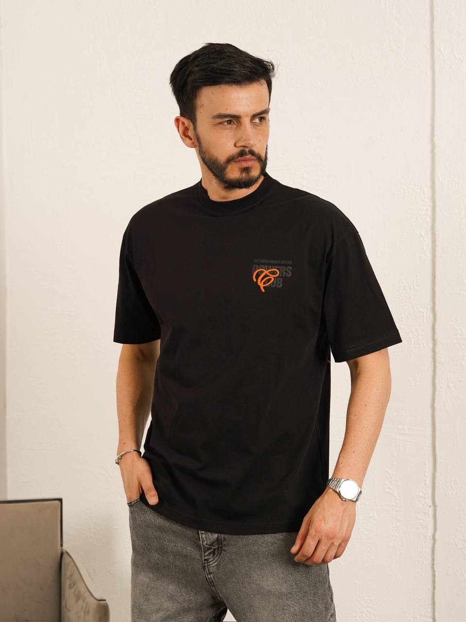 Baskılı Oversize  T-Shirt