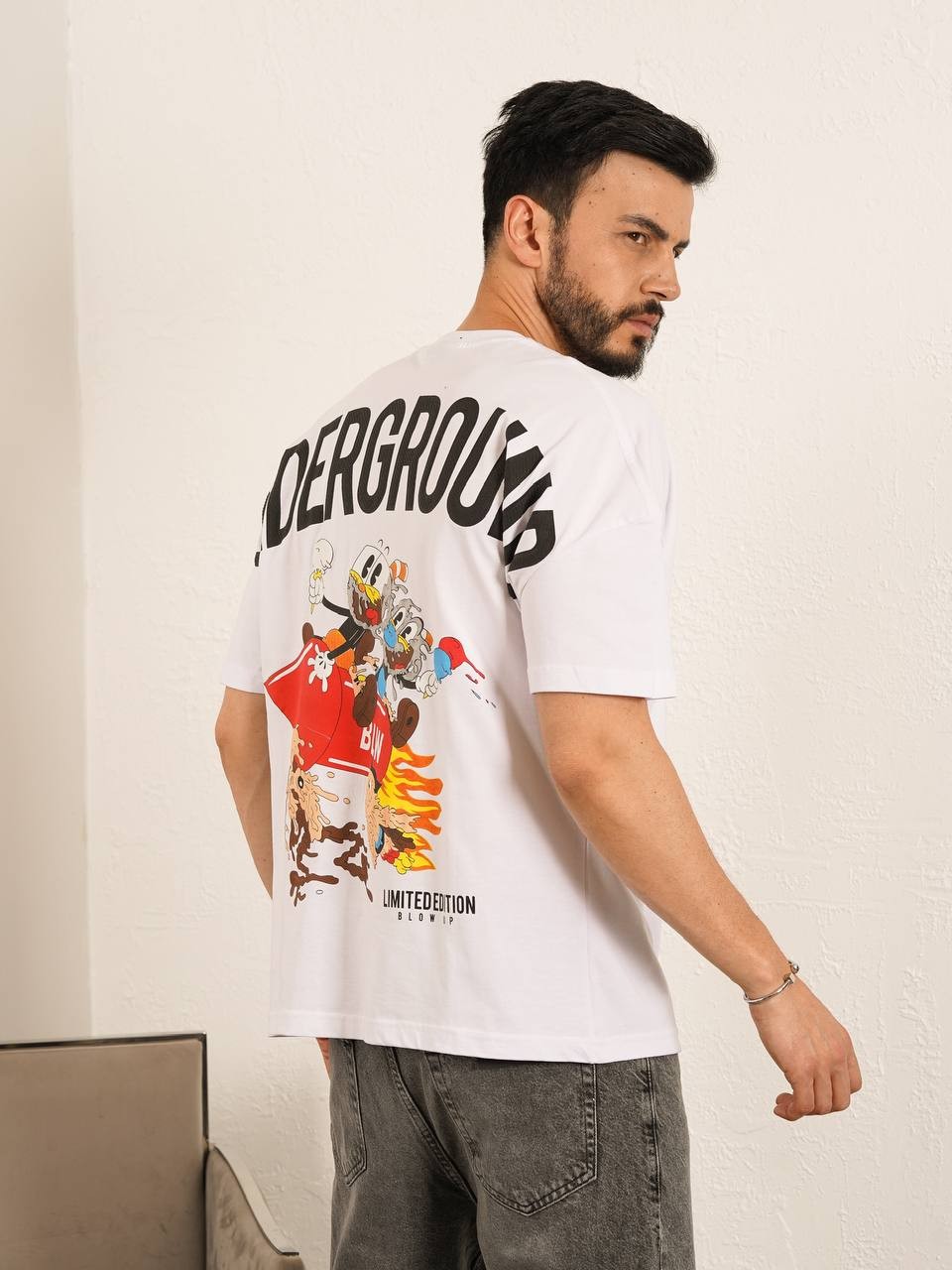 Baskılı Oversize  T-Shirt