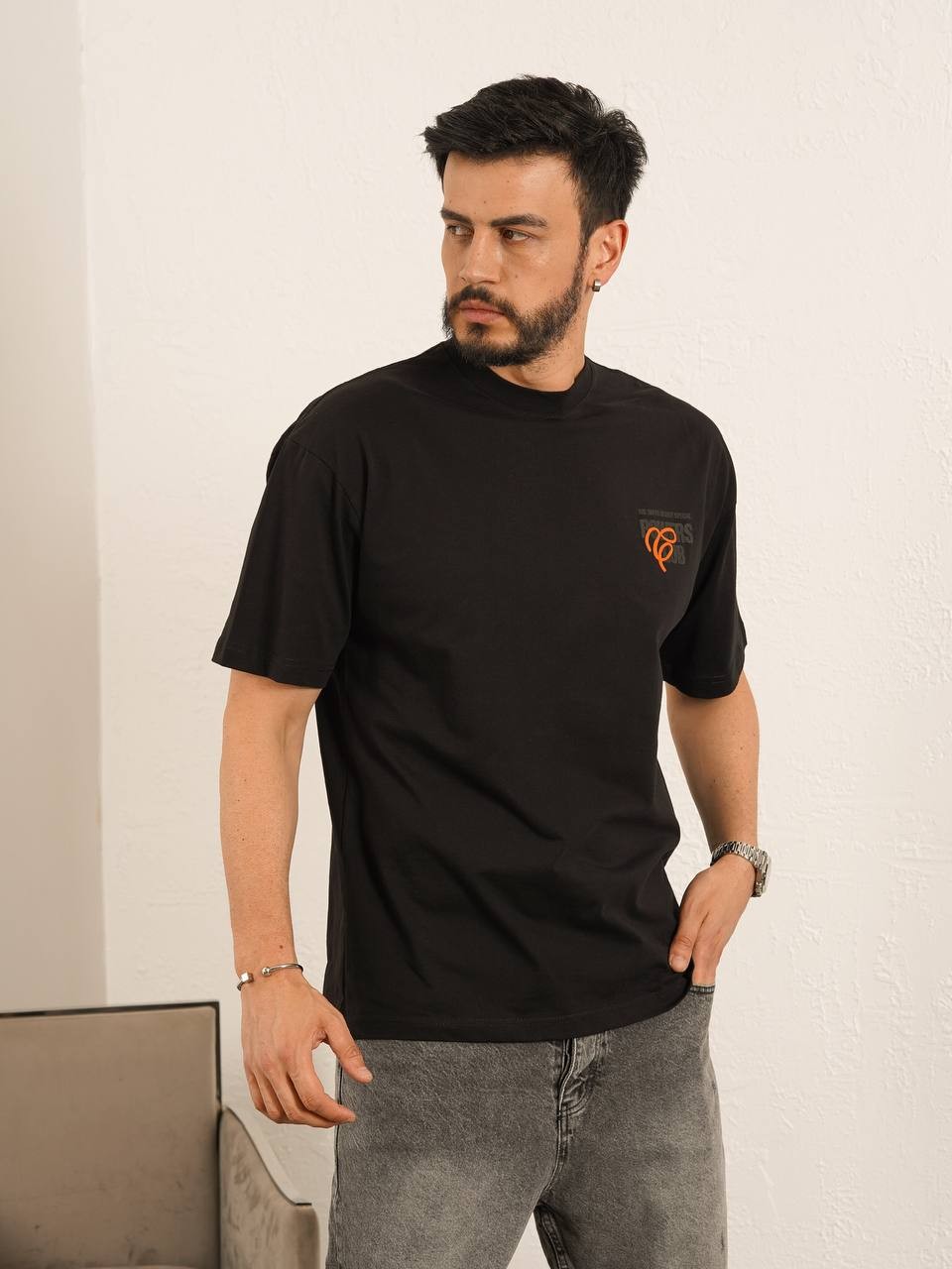 Baskılı Oversize  T-Shirt