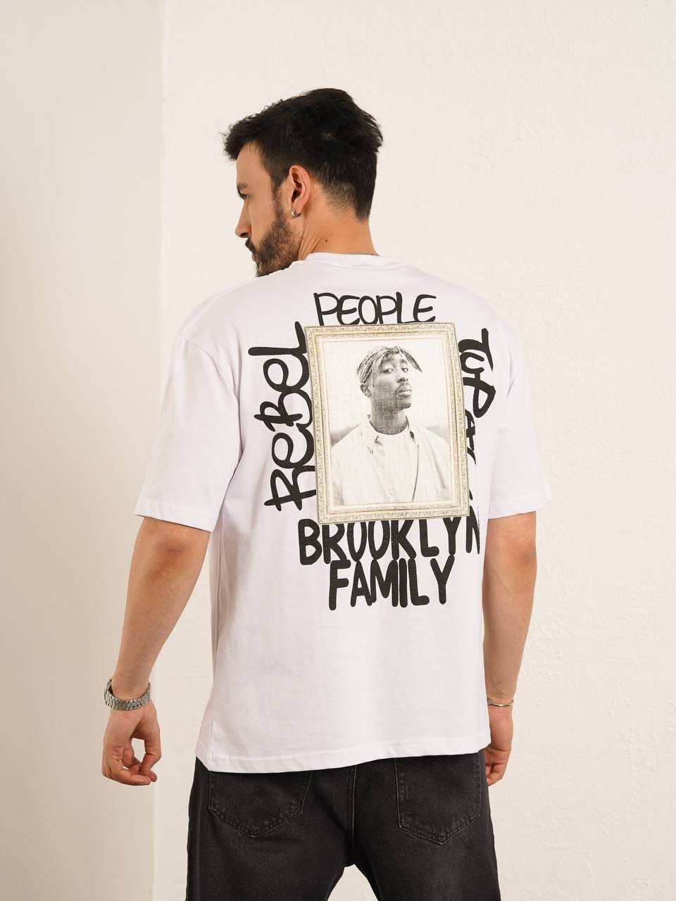 Baskılı Oversize  T-Shirt