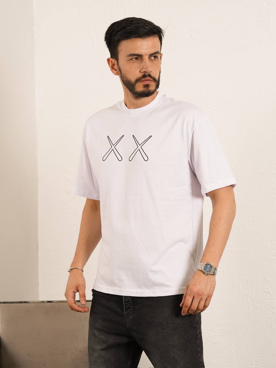 Baskılı Oversize  T-Shirt