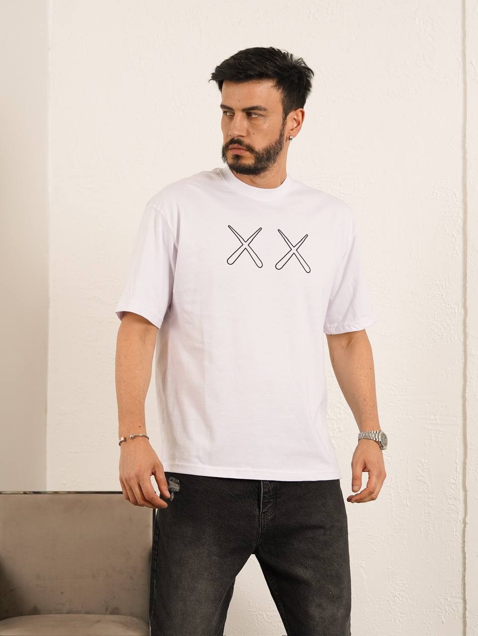 Baskılı Oversize  T-Shirt