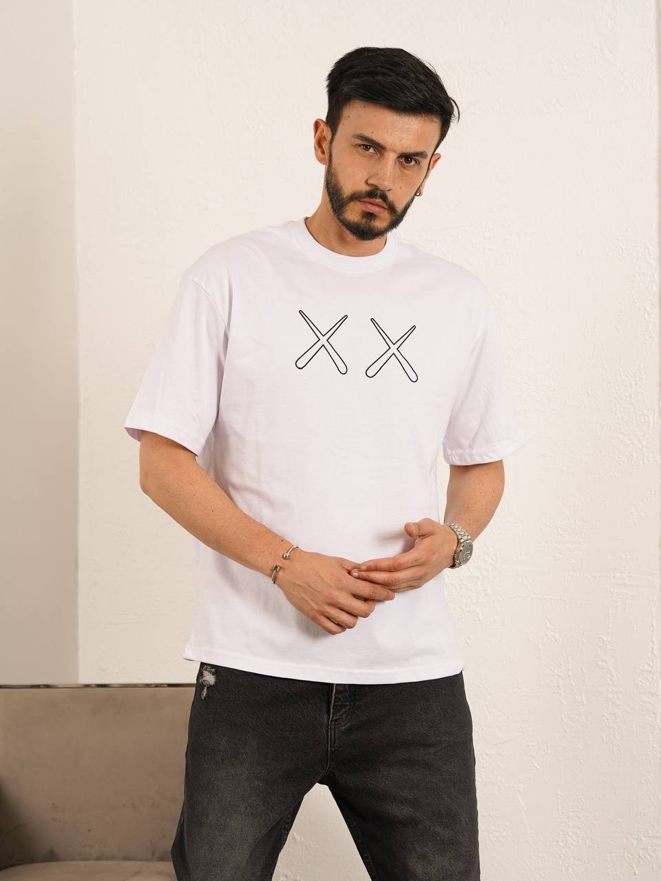 Baskılı Oversize  T-Shirt