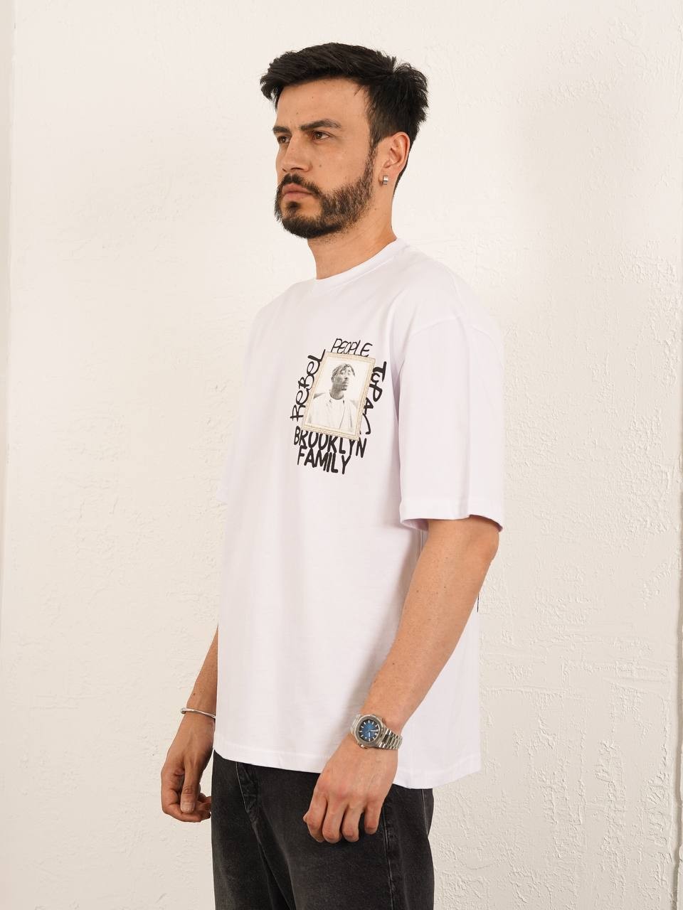 Baskılı Oversize  T-Shirt