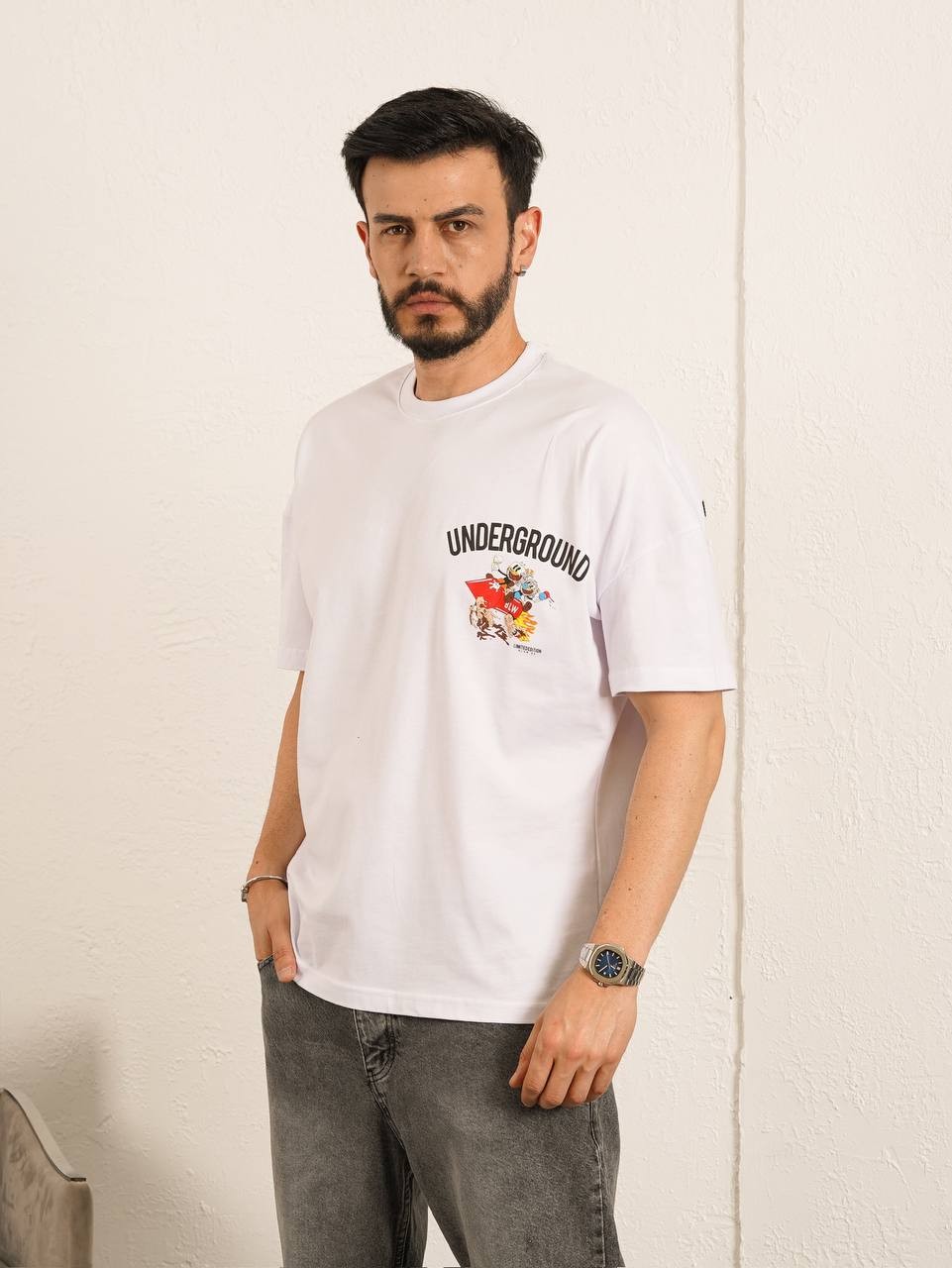 Baskılı Oversize  T-Shirt