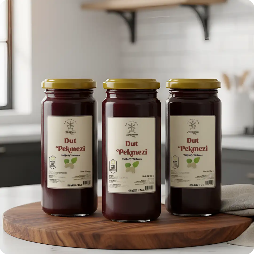 Doğal Dut Pekmezi - 620 g Üçlü Set