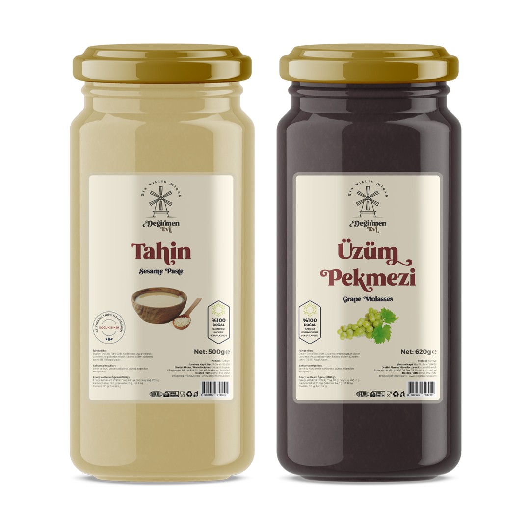 Klasik İkili – Tahin + Üzüm Pekmezi