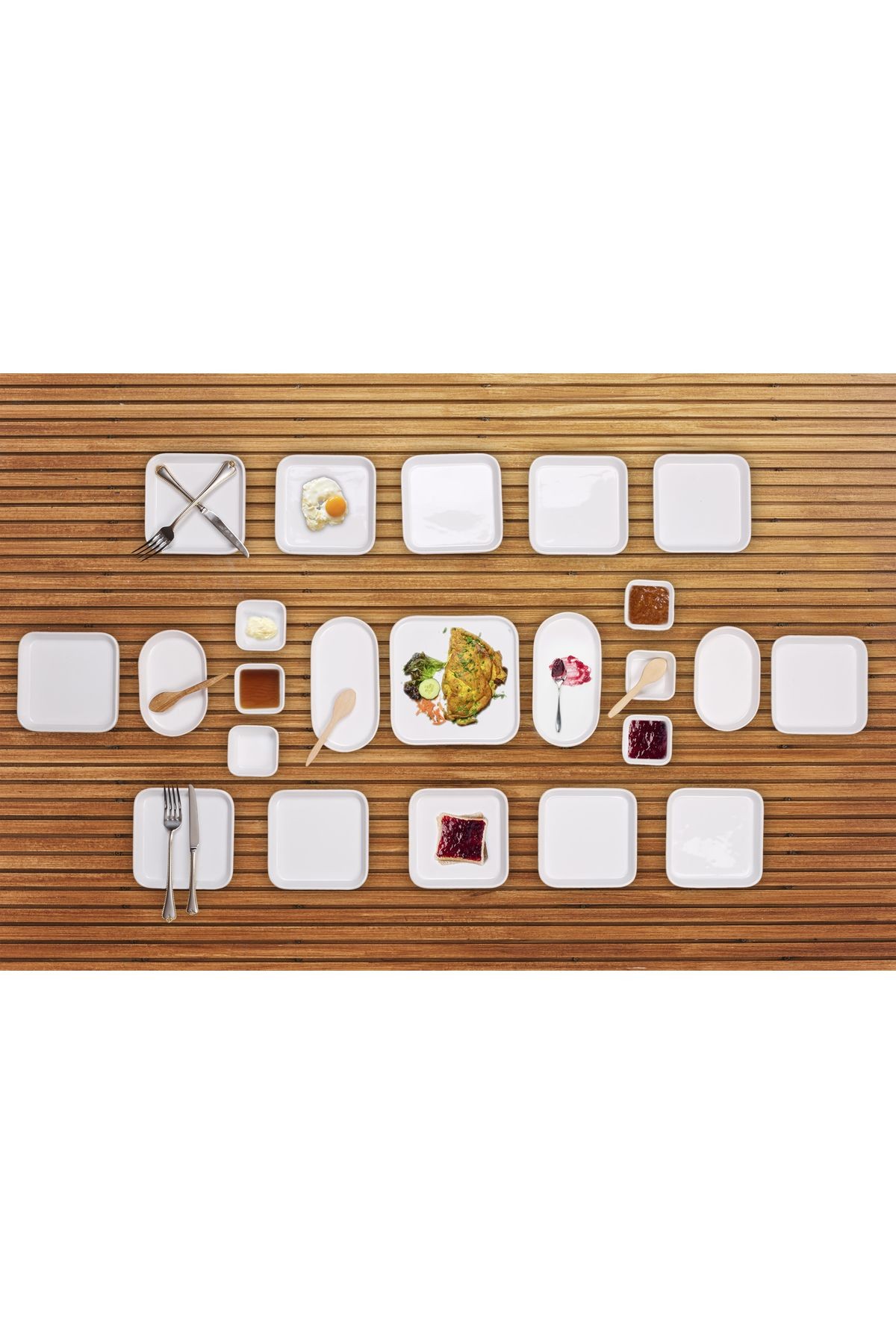 23 Parça Pasta Seti & Kahvaltı Takımı & Yemek Takımı