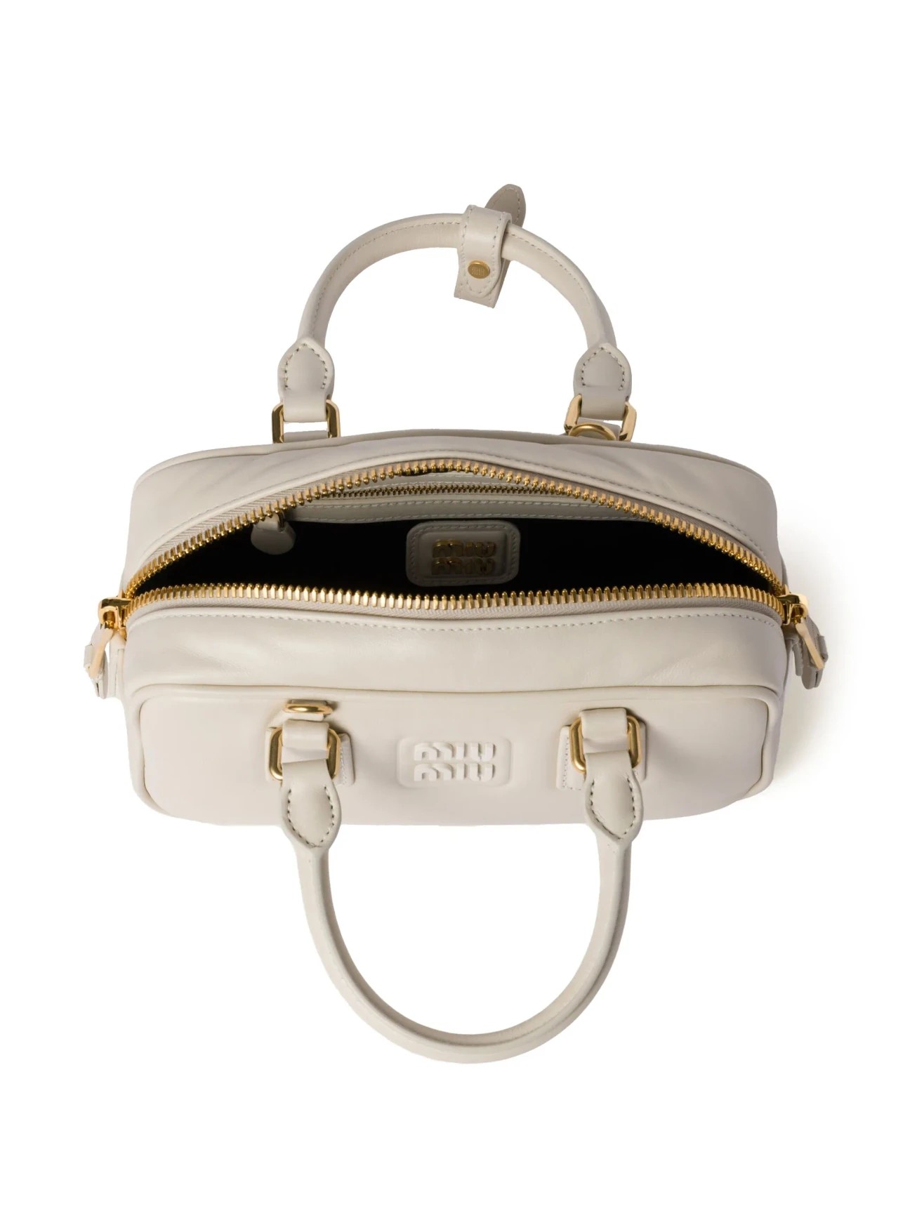 Miu Miu Arcadie Deri Çanta- - WHİTE