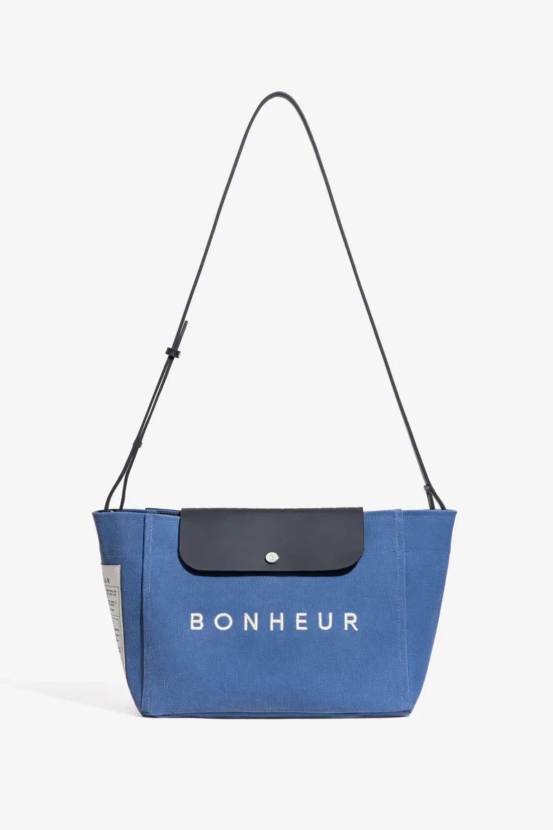 Bonheur Clutch+Bag- - Parisian Blue