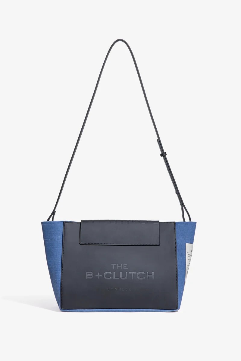 Bonheur Clutch+Bag- - Parisian Blue