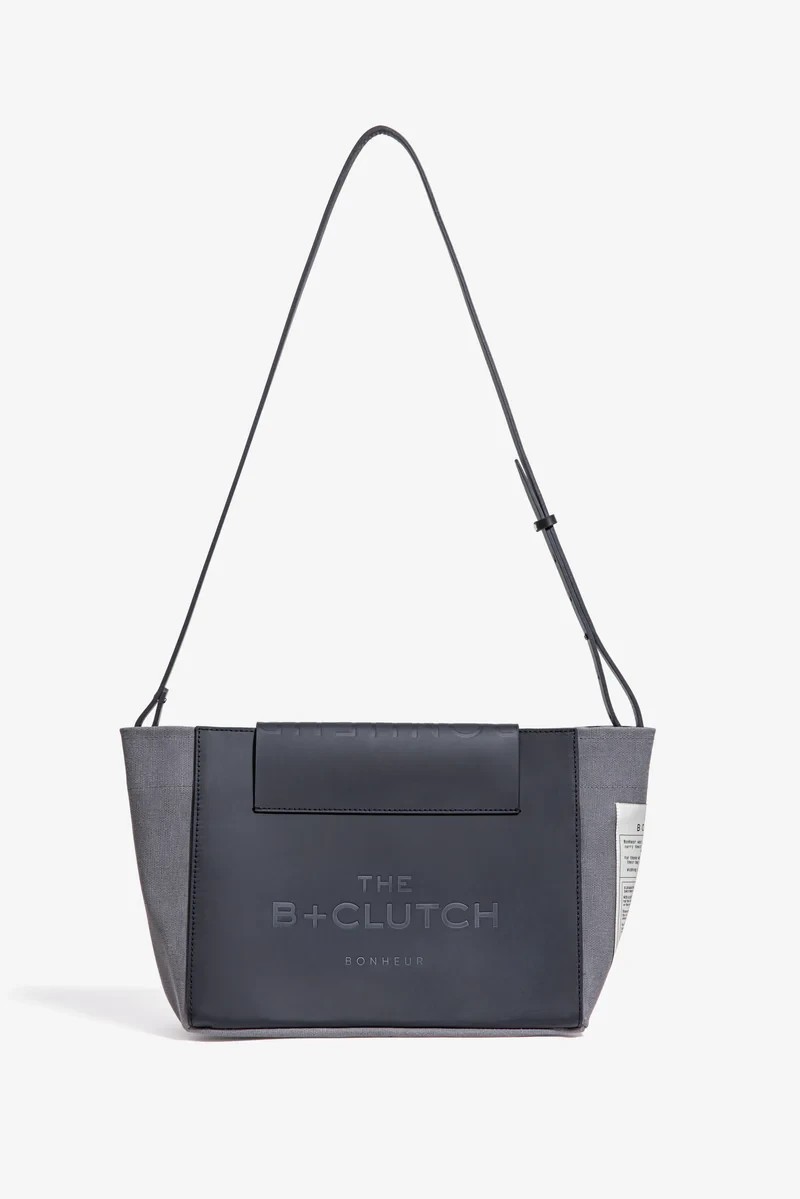 Bonheur Clutch+Bag- - Ghost Gray