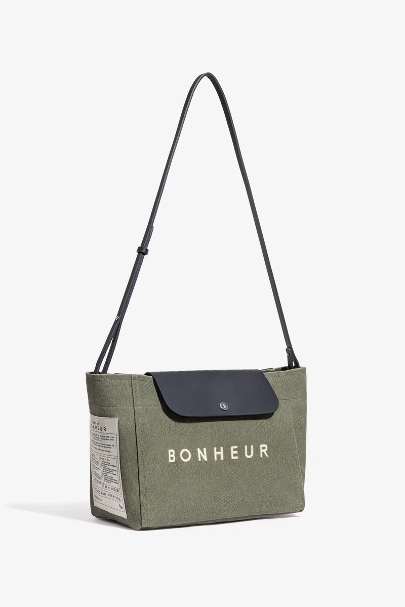 Bonheur Clutch+Bag- - Green Tea