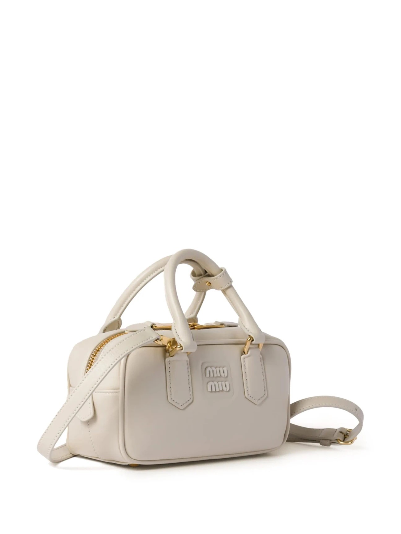 Miu Miu Arcadie Deri Çanta- - WHİTE