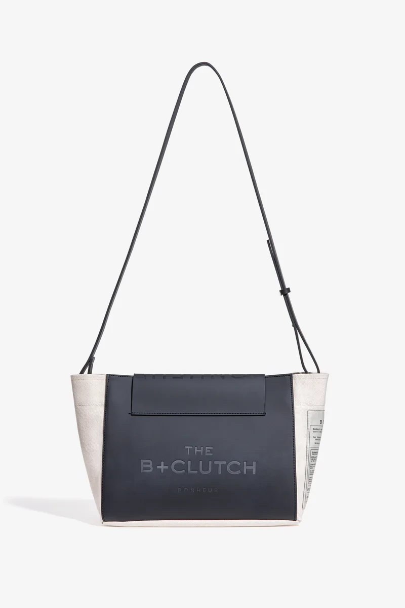 Bonheur Clutch+Bag- - Coconut Milk