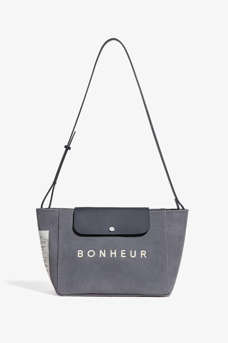 Bonheur Clutch+Bag- - Ghost Gray