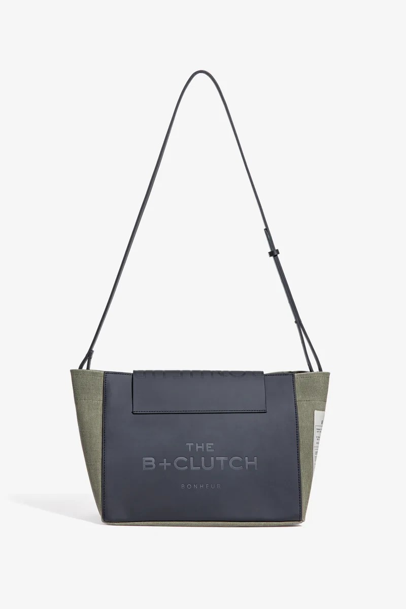 Bonheur Clutch+Bag- - Green Tea