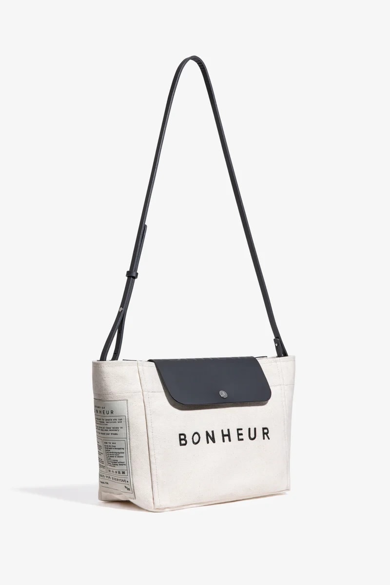 Bonheur Clutch+Bag- - Coconut Milk