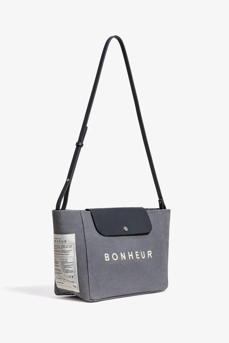 Bonheur Clutch+Bag- - Ghost Gray