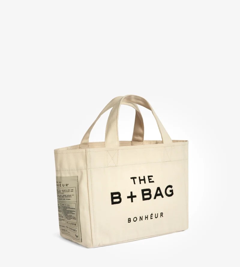 Bonheur The B+Bag Canvas- - Coconut Milk