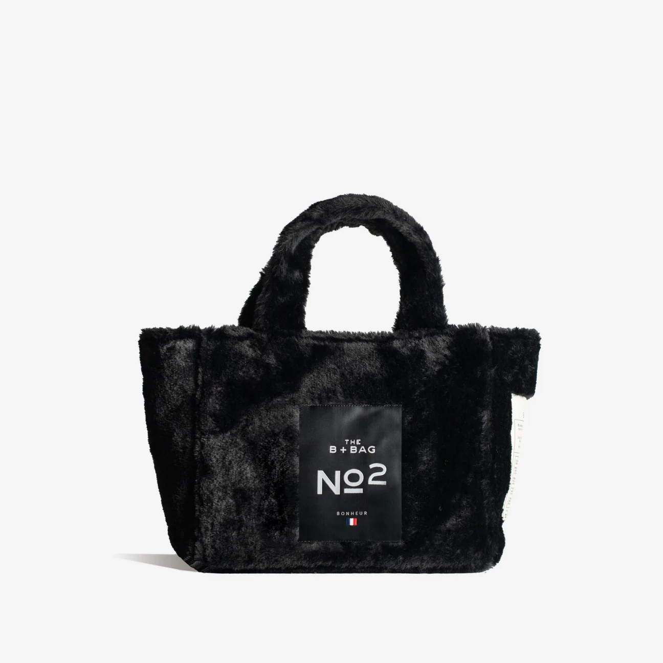 Bonheur Fluffy Tote Bag - - Phantom Black